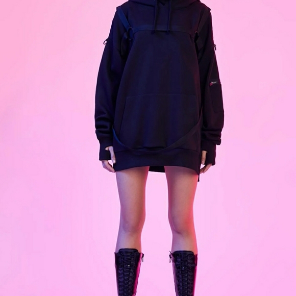 Oversized pull over hoodie - Picture 2 of 4